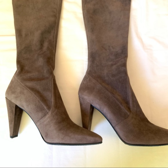 Stuart Weitzman almost brand new High Street Over the knee boots in Fungi - Picture 14 of 15